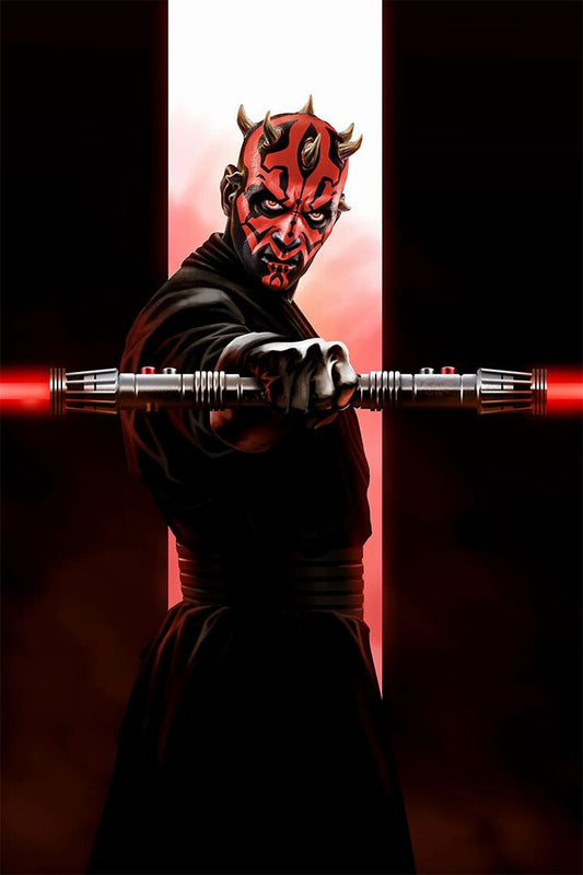Star Wars Movie Special Power Darth Maul Print Wall Home Decor Jigsaw Puzzle