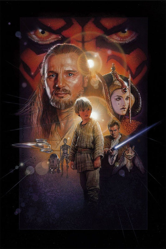 Star Wars Phantom Menace Action Movie Jigsaw Puzzle