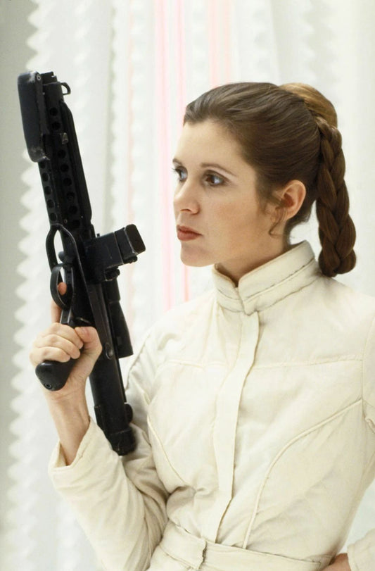 Star Wars Princess Leia Wblaster Photo Print Carrie Fisher Cloud City Rebel