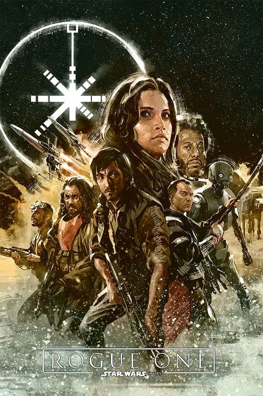 Star Wars Rogue One Action Movie Painting Jigsaw Puzzle
