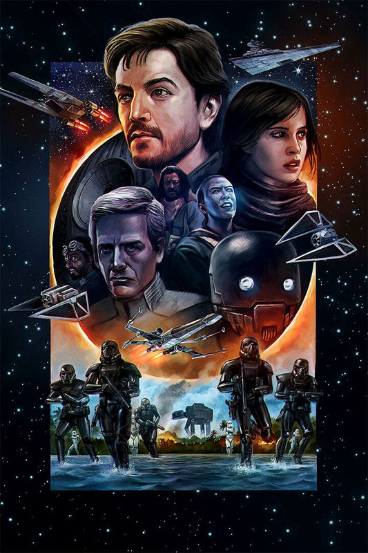 Star Wars Rogue One Action Print Painting Jigsaw Puzzle