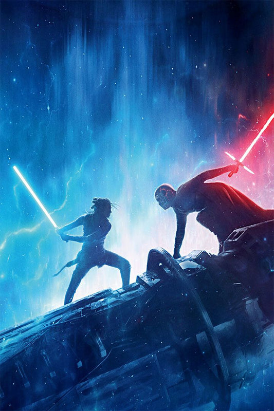 Star Wars Space Film Series Last Jedi Leia Rey Room Decor Jigsaw Puzzle