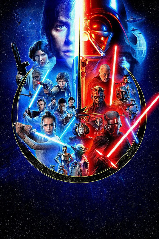 Star Wars The Complete Saga Painting Jigsaw Puzzle