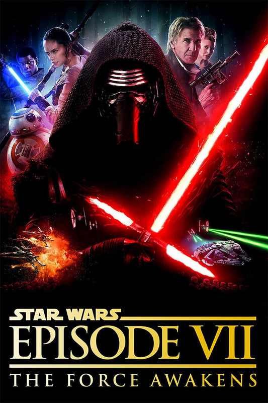 Star Wars The Force Awakens Movie Print Jigsaw Puzzle