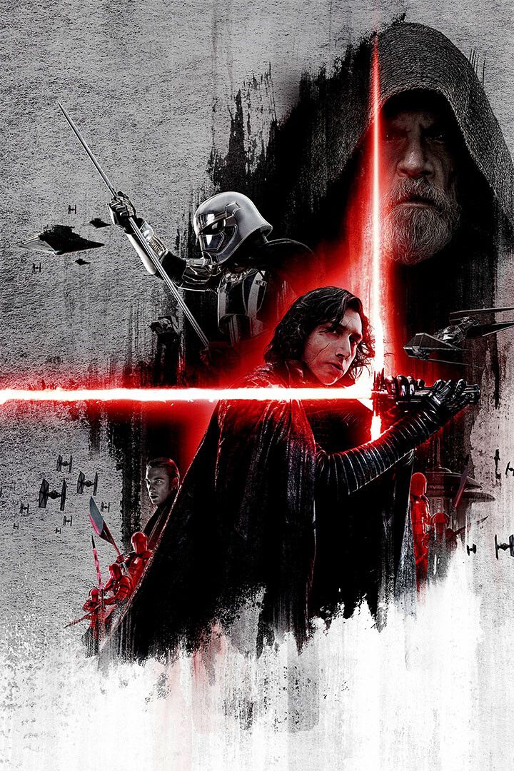 Star Wars The Last Jedi Action Movie Painting Jigsaw Puzzle