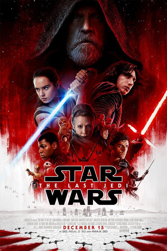 Star Wars The Last Jedi Action Painting Jigsaw Puzzle