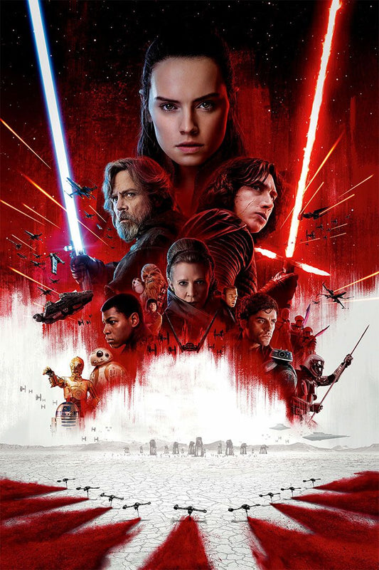 Star Wars The Last Jedi Movie Painting Jigsaw Puzzle
