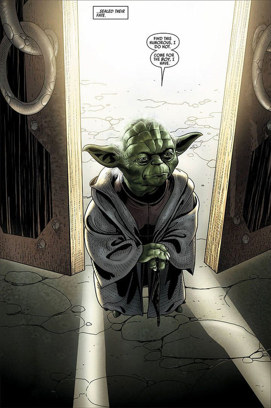 Star Wars Yoda Jedi Master Comic Room Wall Decor Jigsaw Puzzle