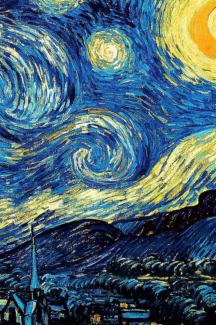 Starry Night Landscape Oil Painting Jigsaw Puzzle