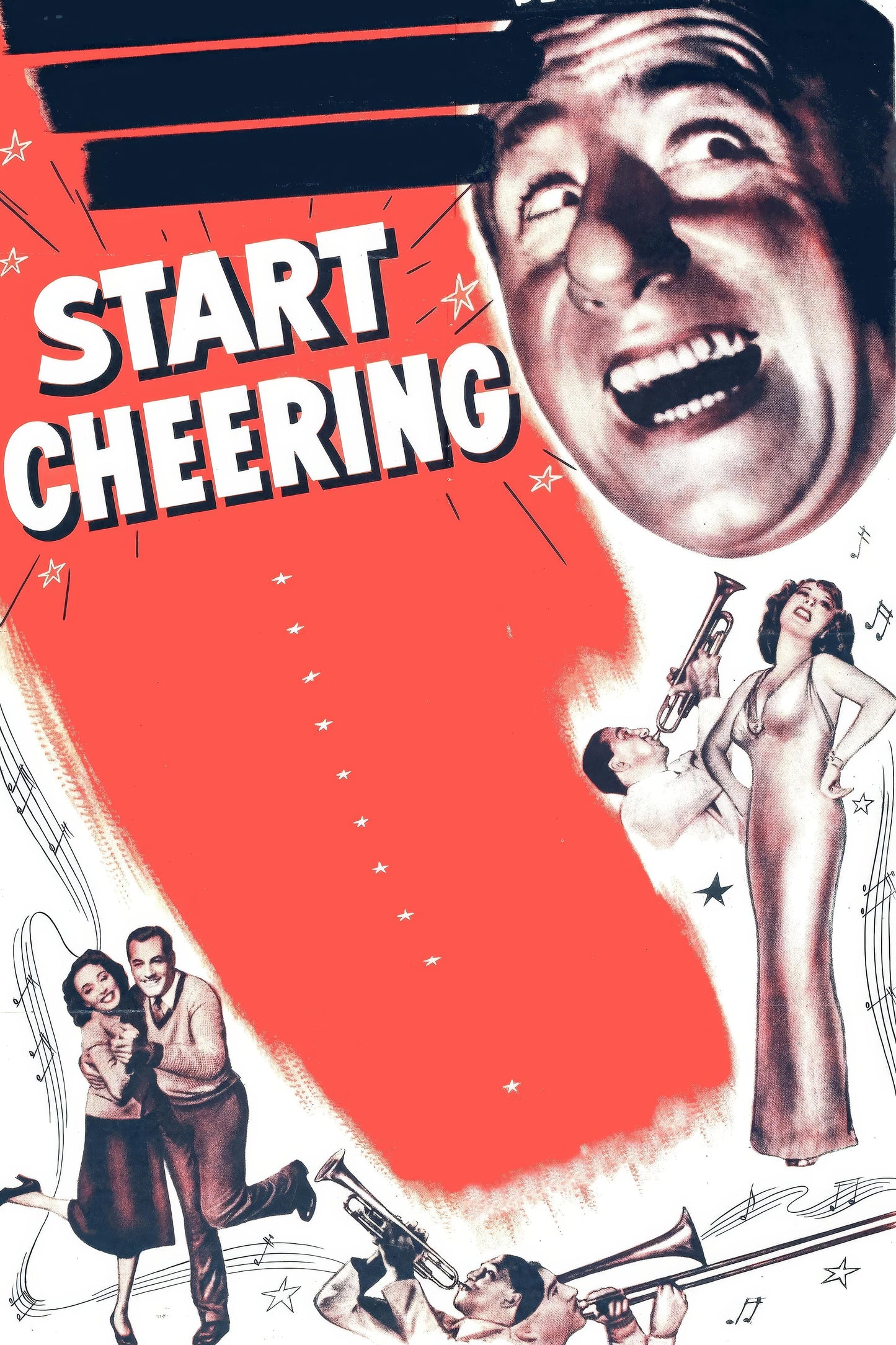 Start Cheering (1938) Movie Magnet