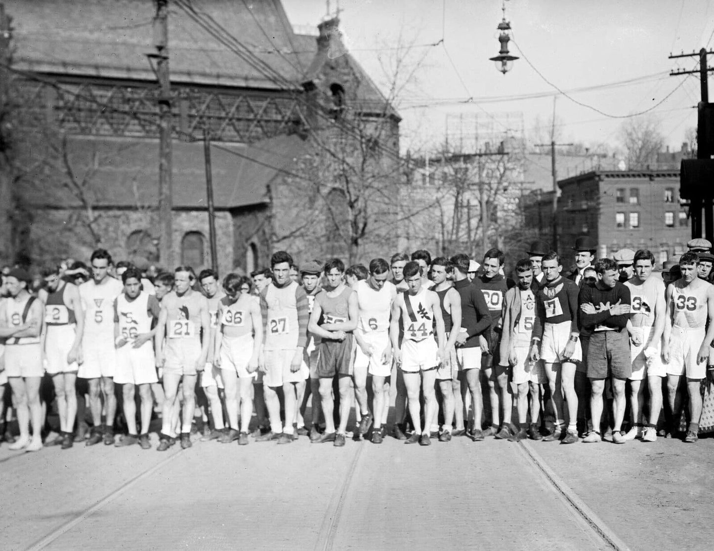 Starting Line Of The Yonkers Marathon New York Classic Picture Photo Print