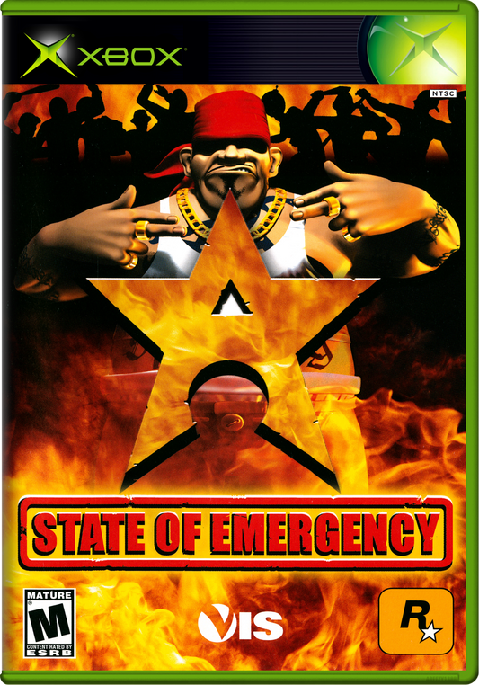 State Of Emergency Xbox Print Poster