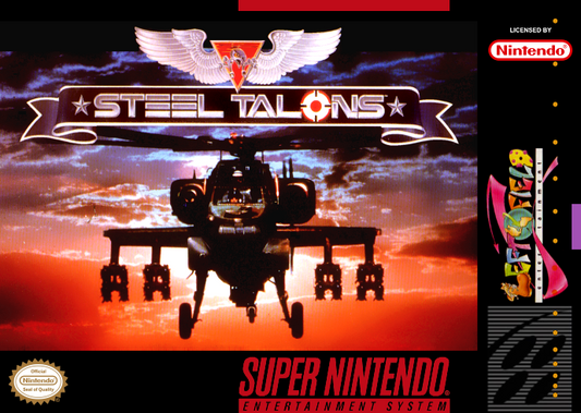 Steel Talons (Usa) Snes Print Poster