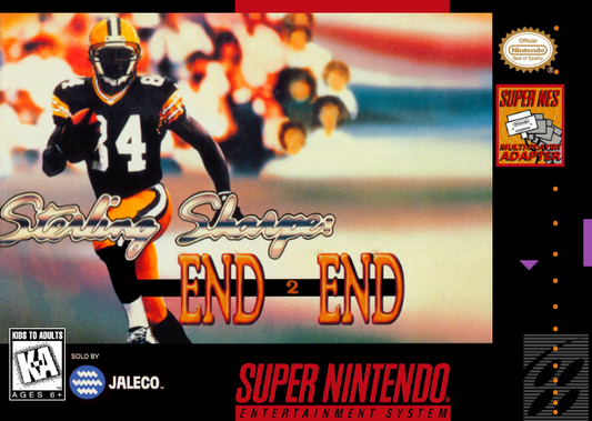 Sterling Sharpe End 2 End (Usa) Snes Print Poster
