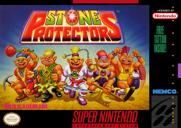 Stone Protectors (Usa) Snes Print Poster