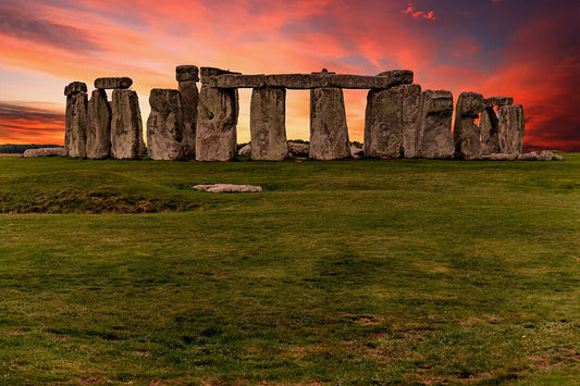 Stonehenge England Vertical Standing Stones Art Wall Decor Poster