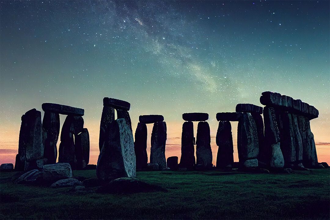 Stonehenge Starry Night England Monument Landscape Jigsaw Puzzle