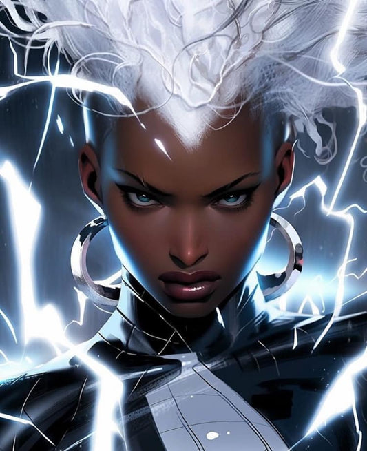Storm Portrait Electric Energy Print Poster