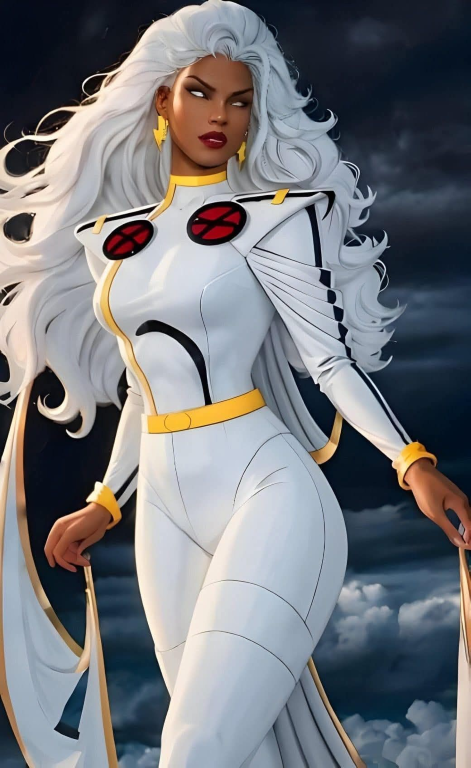 Storm White Costume Design 8471 Print Poster