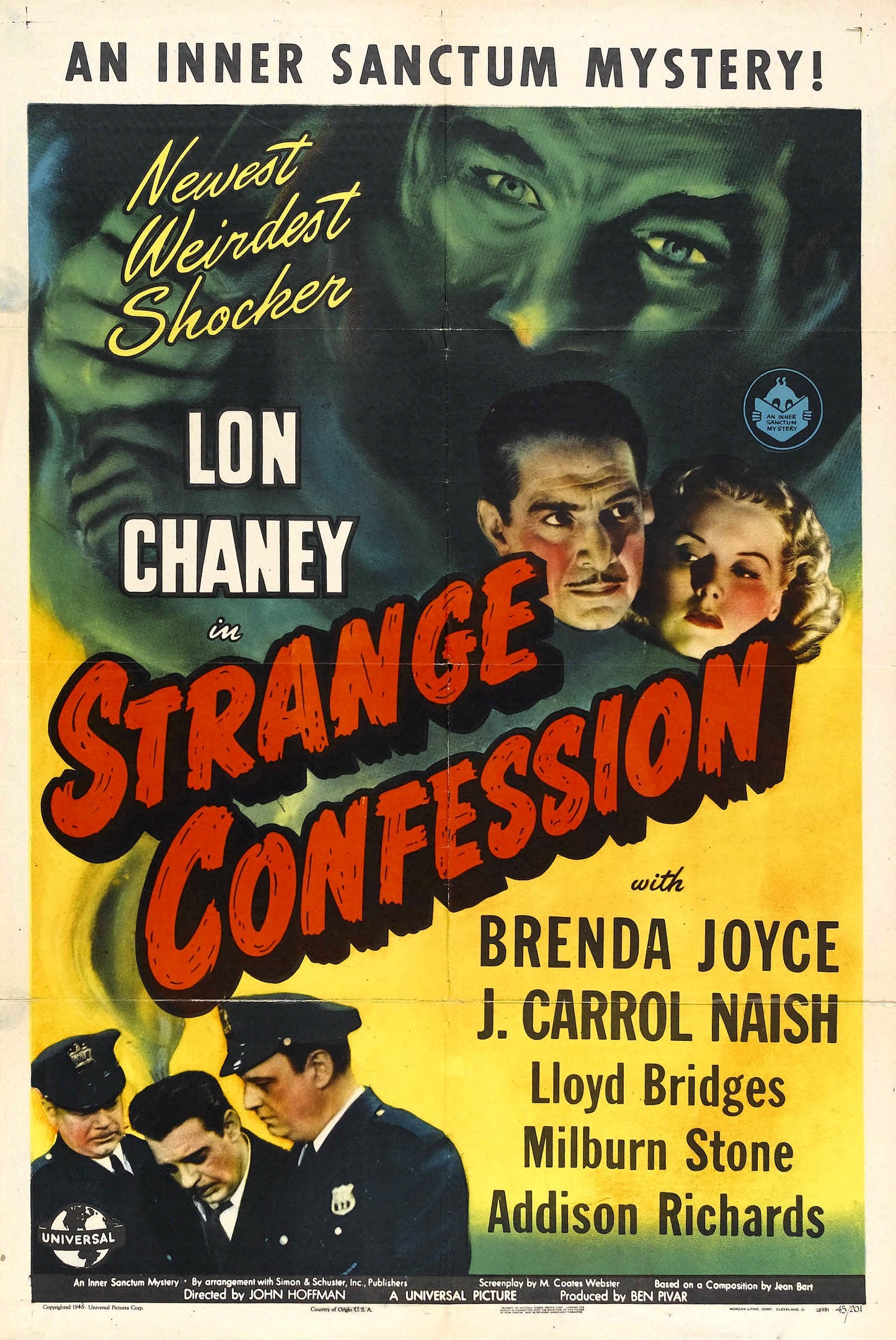 Strange Confession 01 Movie Magnet