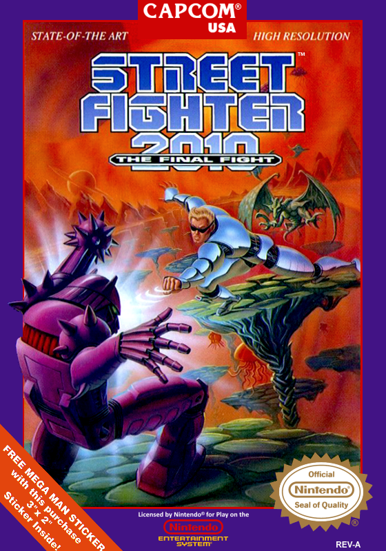 Street Fighter 2010 (Usa) Nes Print Poster