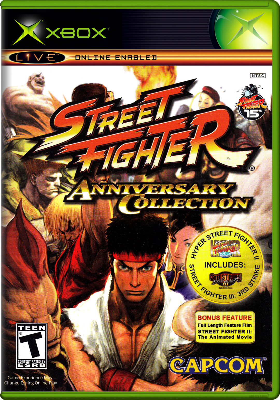 Street Fighter Anniversary Collection Xbox Keychain