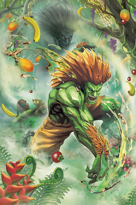 Street Fighter Blanka Fight Video Game Classic Jigsaw Puzzle