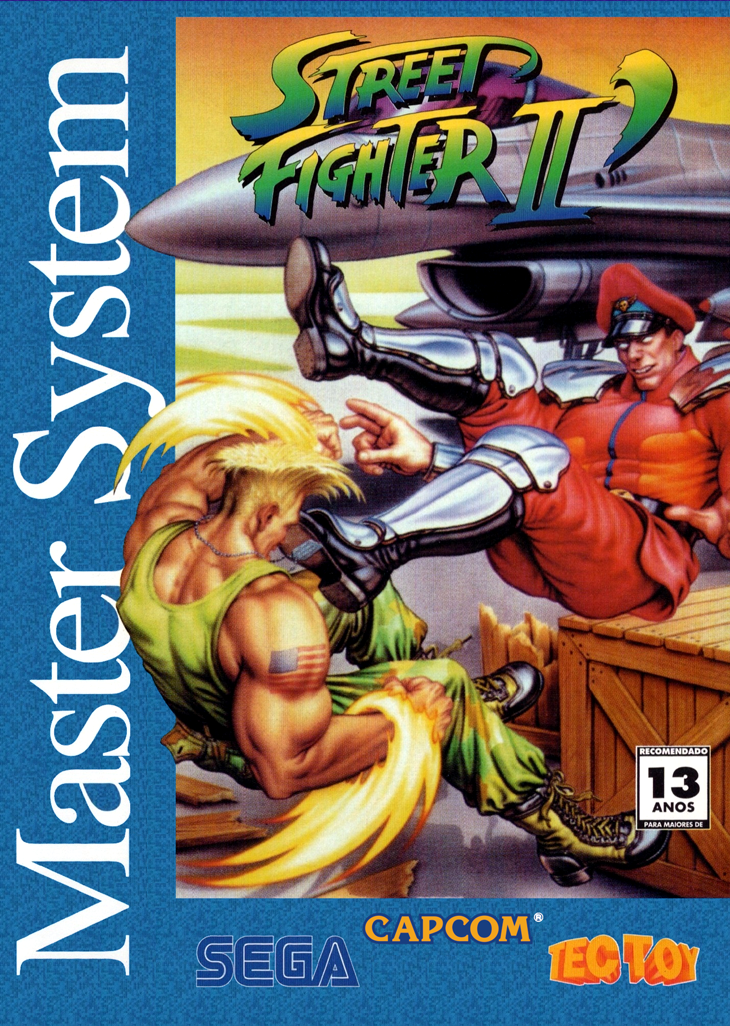 Street Fighter Ii Sega Master System Print Poster