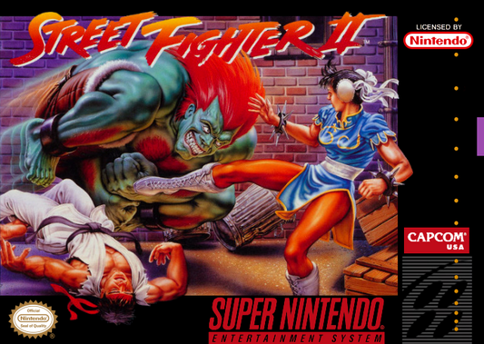 Street Fighter Ii (Usa) Snes Print Poster