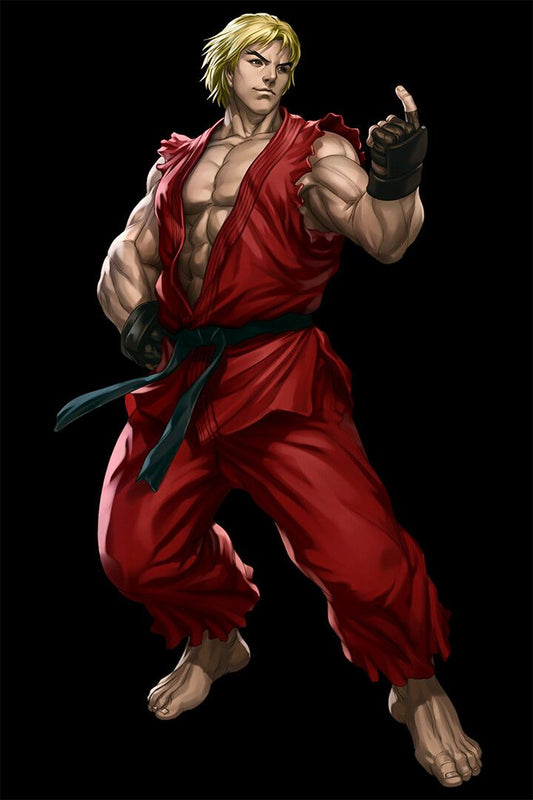 Street Fighter Ken Classic Video Game Jigsaw Puzzle