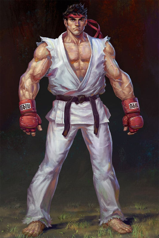 Street Fighter Ryu Classic Video Game Jigsaw Puzzle