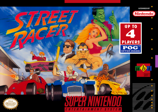 Street Racer (Usa) Snes Print Poster