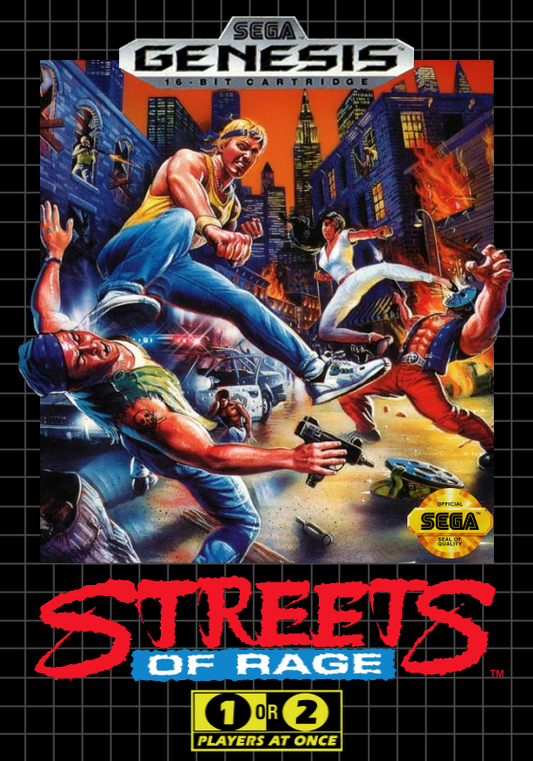 Streets Of Rage (Usa) Genesis Print Poster