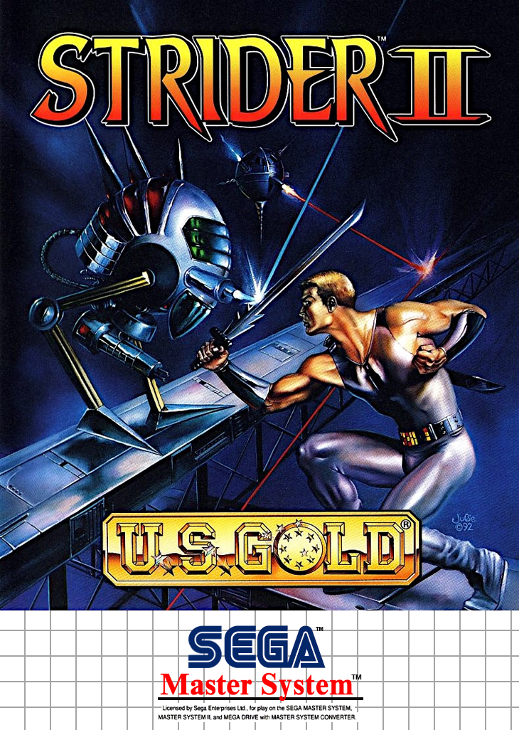 Strider Ii Sega Master System Print Poster