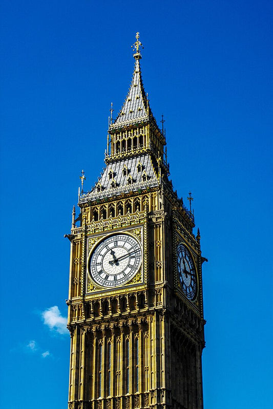Striking Clock Tower London Uk Art Wall Decor Jigsaw Puzzle