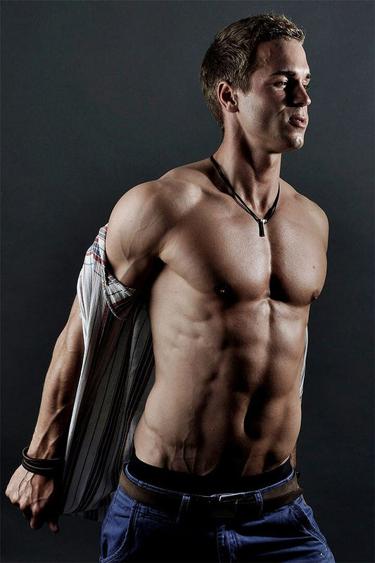 Student Body Sexy Male Model Picture Painting Wall Art Home Decor Poster