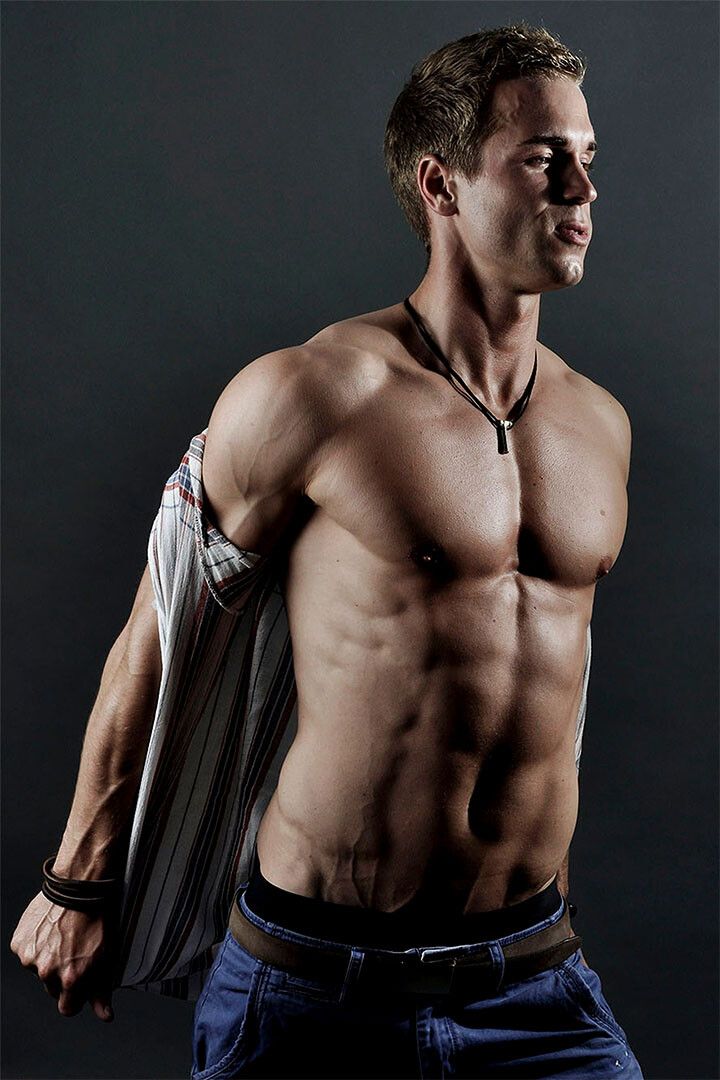 Student Body Sexy Male Model Picture Painting Jigsaw Puzzle