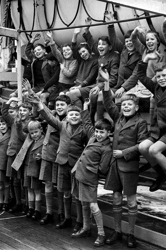 Students Laughing Together Black And White Print Wall Home Decor Jigsaw Puzzle