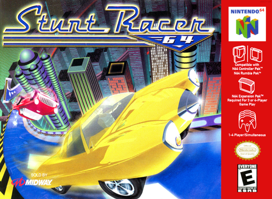Stunt Racer 64 N64 Print Poster