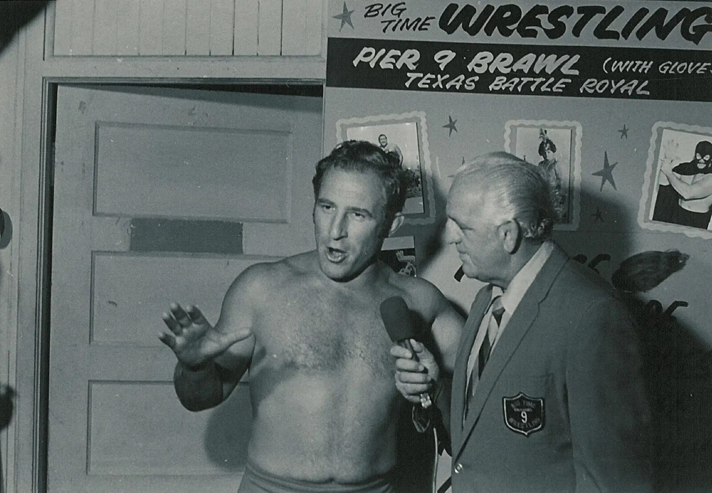 Stuntman & Wrestler Judo Gene Lebell Publicity Promo Picture Keychain Print 1