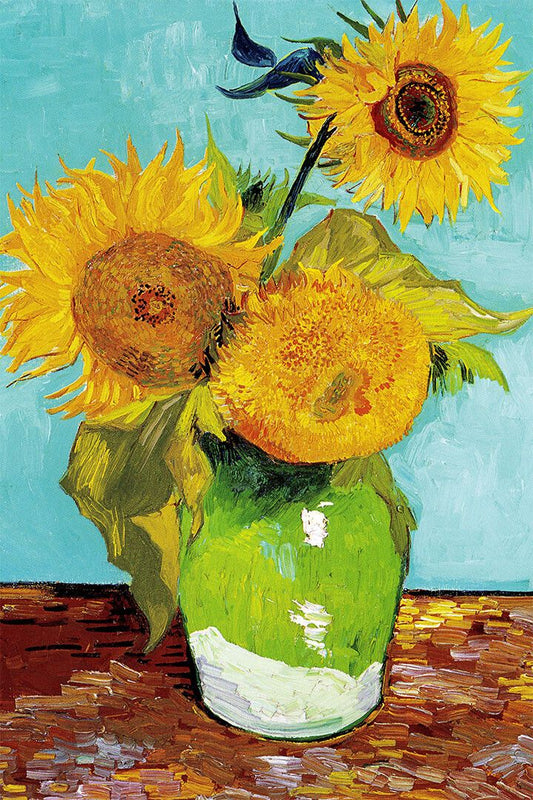 Sunflowers Jigsaw Puzzle Oil Painting Print Wall Home Decor Jigsaw Puzzle