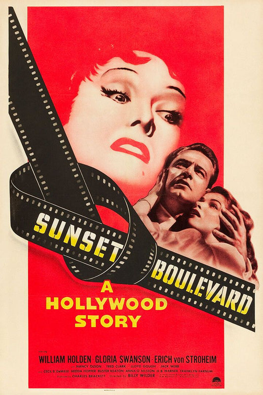 Sunset Boulevard Movie Drama Film Noir Print Jigsaw Puzzle