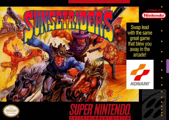 Sunset Riders (Usa) Snes Print Poster