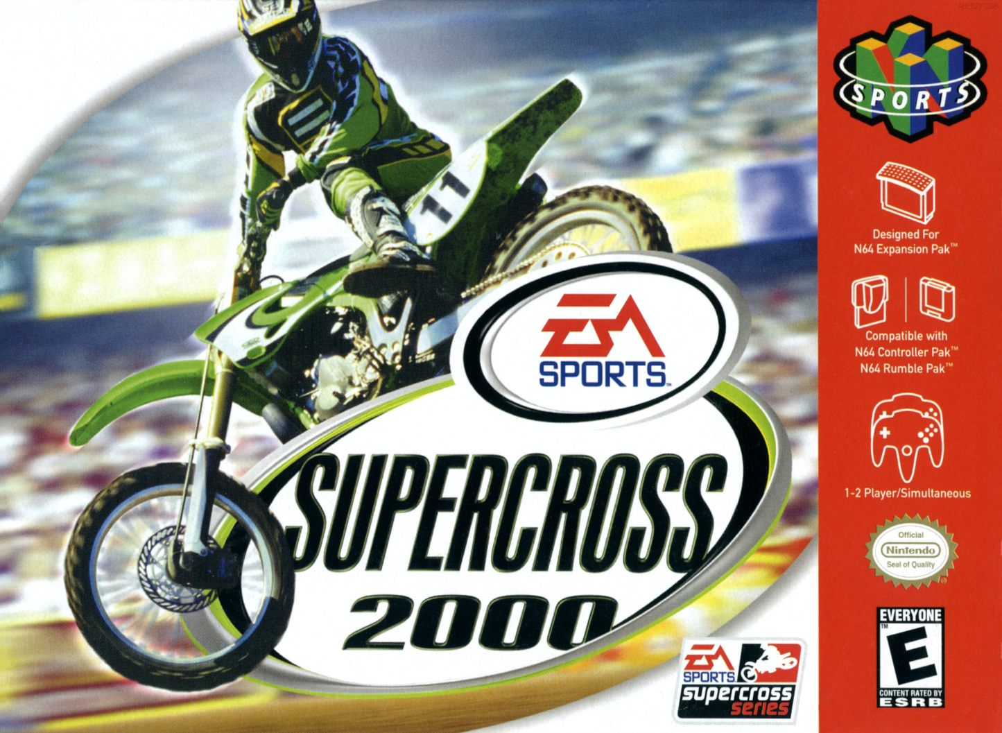 Supercross 2000 N64 Print Poster