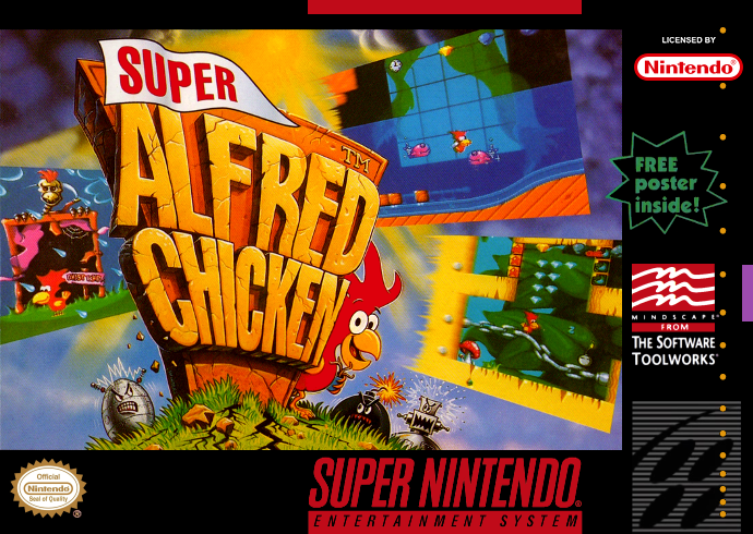 Super Alfred Chicken (Usa) Snes Keychain