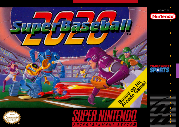 Super Baseball 2020 (Usa) Snes Print Poster