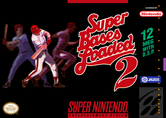 Super Bases Loaded 2 (Usa) Snes Print Poster