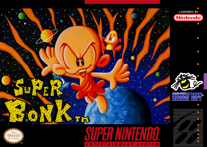 Super Bonk (Usa) Snes Print Poster