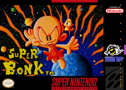 Super Bonk (Usa) Snes Print Poster