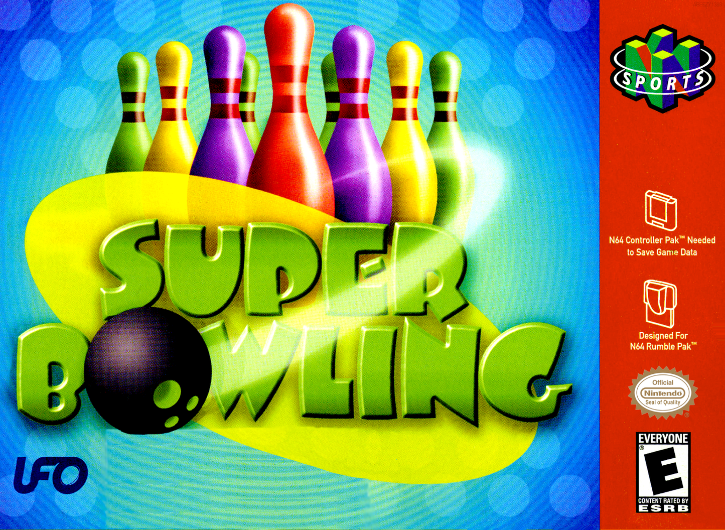 Super Bowling N64 Print Poster